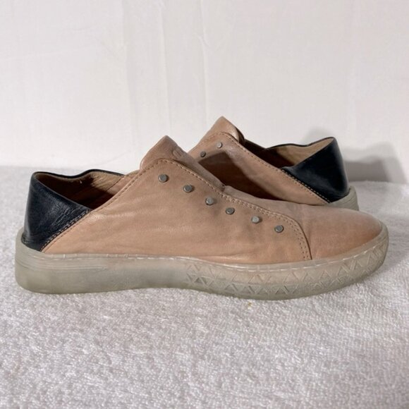 Mjus Made In Italy Pink Leather Slip On Sneakers 36 - Picture 11 of 15